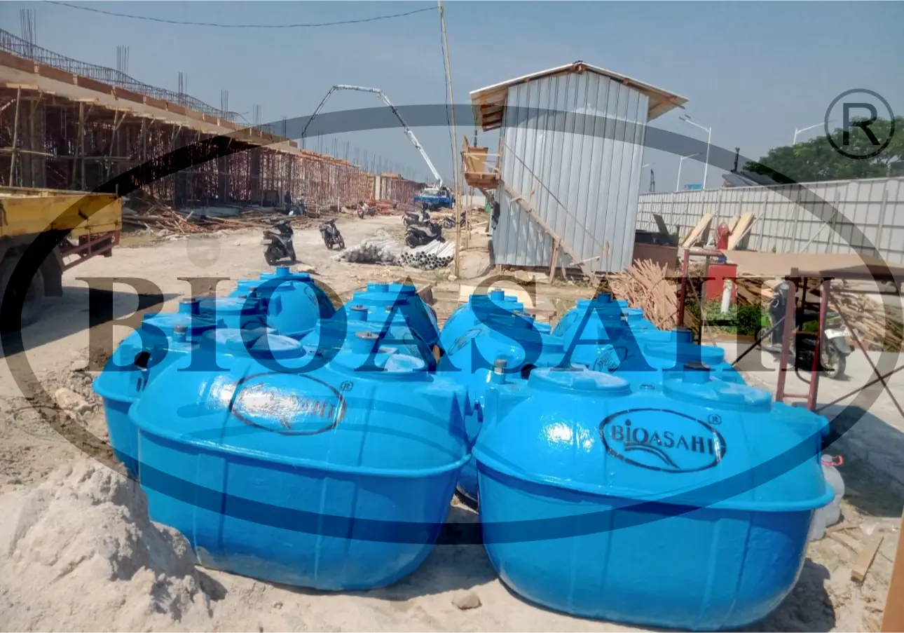 Instalasi lengkap sistem pengolahan air limbah